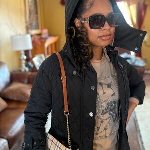 Black Quilted Women's Jacket